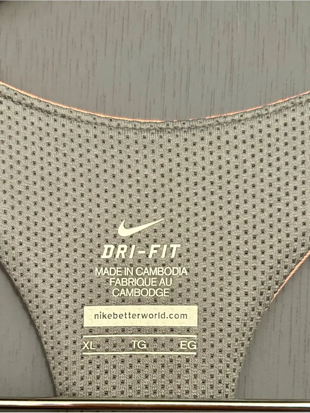 Nike MARIA SHARAPOVA Orange Perforated Racerback Tank Dress Built in Bra XLGE